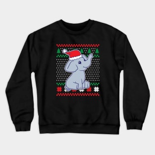 Ugly Christmas Sweaters Baby Elephant Crewneck Sweatshirt